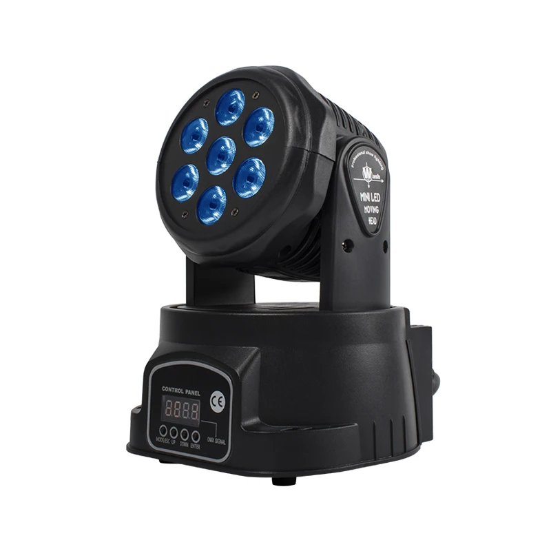 SHEHDS LED Wash 7x12W RGBW /7X18W 6IN1 Moving Head Light DMX 512 For DJ Music Party Club KTV Party