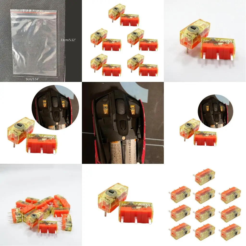 3Pin Dustproof TTC Mouse Micro Switches Gold Contactors 100M 100Millions Clicks Dropship