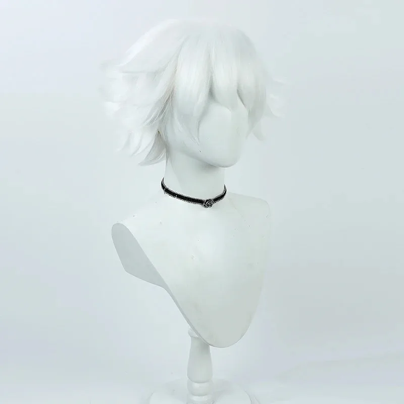 2025 yiyi Sky: أطفال الضوء هالوين عيد الميلاد الساحرات والمعالجات تأثيري قصير أبيض نقي للجنسين شعر مستعار دور الطرف #3