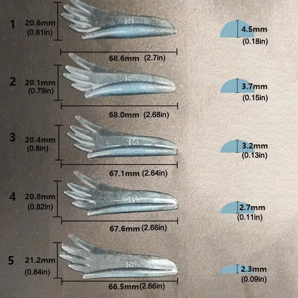 1/5 paia Strumenti Applicatori Ciglia In Silicone Perm Pad Estensione Delle Ciglia Riutilizzabili Ciglia Appiccicose Aste 3D Piegaciglia Accessori