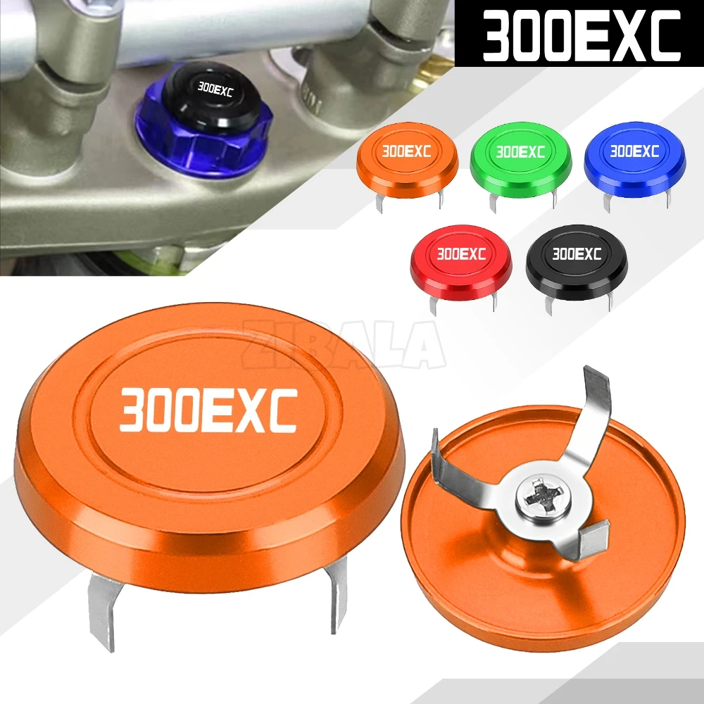 

For 300EXC 300XC XCW 2014 2015 2016 2017 2018 2013 2014 Motocross Steering Stem Nut Cap Decorative cover Parts CNC Aluminum