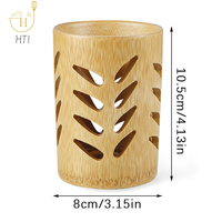 oothbrush Cup With Drainage Quick Drying Bamboo Toothbrush Holder For Bathroom TBathroom Cup Toothpaste Holder Degradable Cup