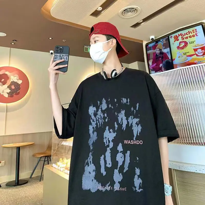 Luxury Brand Men Fashion Tee Shirt Funny 3-14y Teens Harajuku Unisex Streetwear Cotton Clothes Anime Free Shipping Children Size