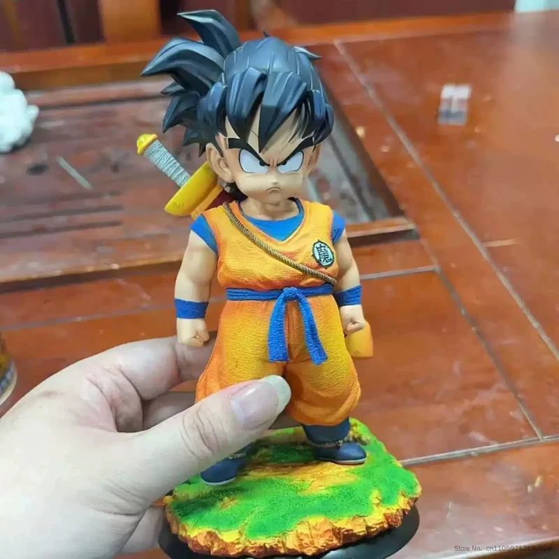 Neue Ak Studio 20cm Dragon Ball Son Gohan Anime-Figuren Gohan Figur PVC-Statue Sammlermodell Raumdekoration Geschenke Spielzeug
