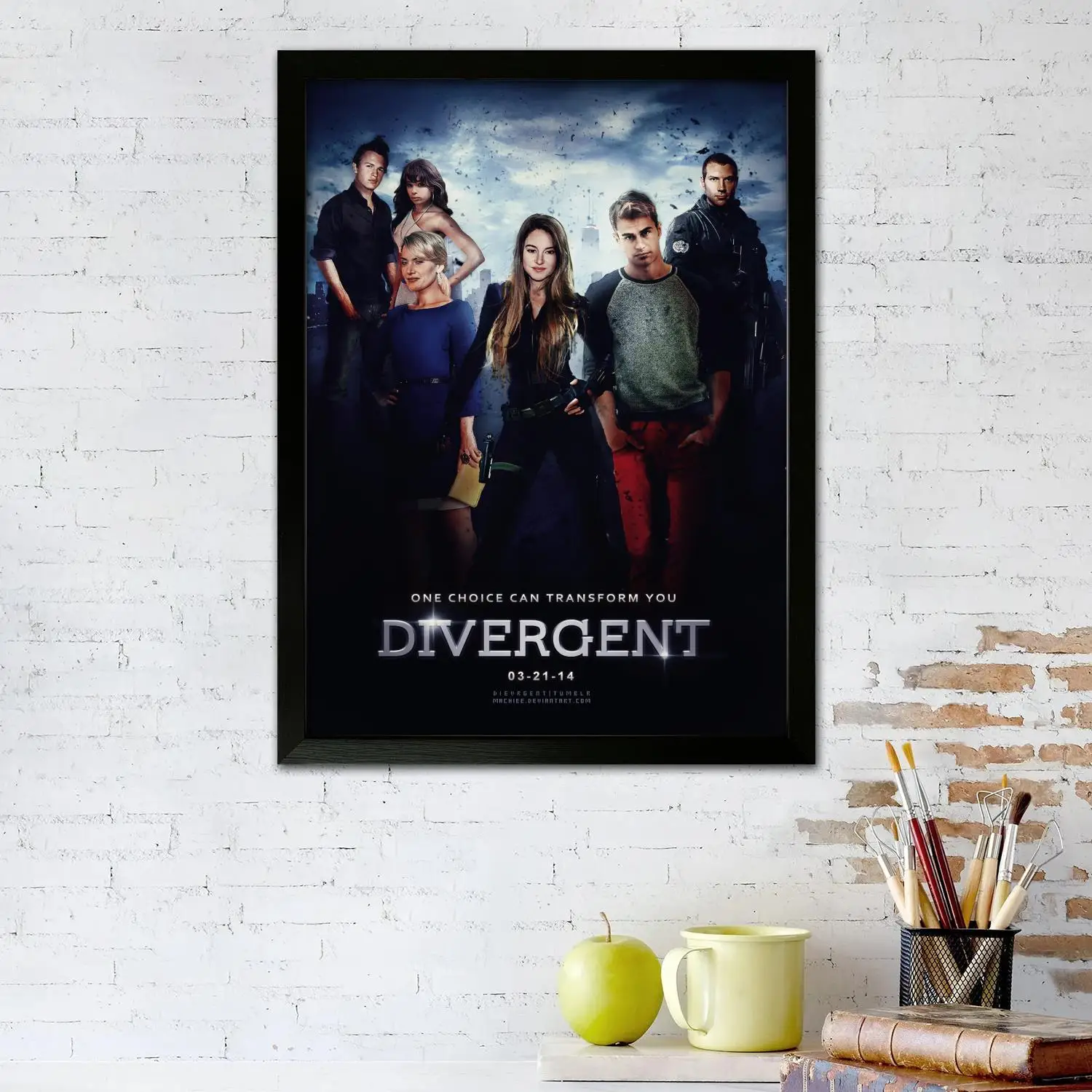 divergent Movie TV show Canvas Art Poster and Wall Art, Picture Print, Modern Family Bedroom Decor, Posters,Decorative painting