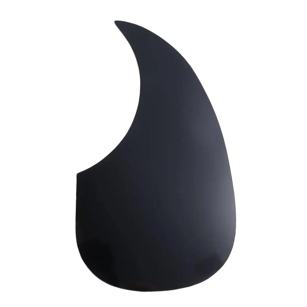 

ABS Transparent Guitar Guard Water-shaped Self Adhesive Transparent Acoustic Guitar Pickguard Replacement Transparent