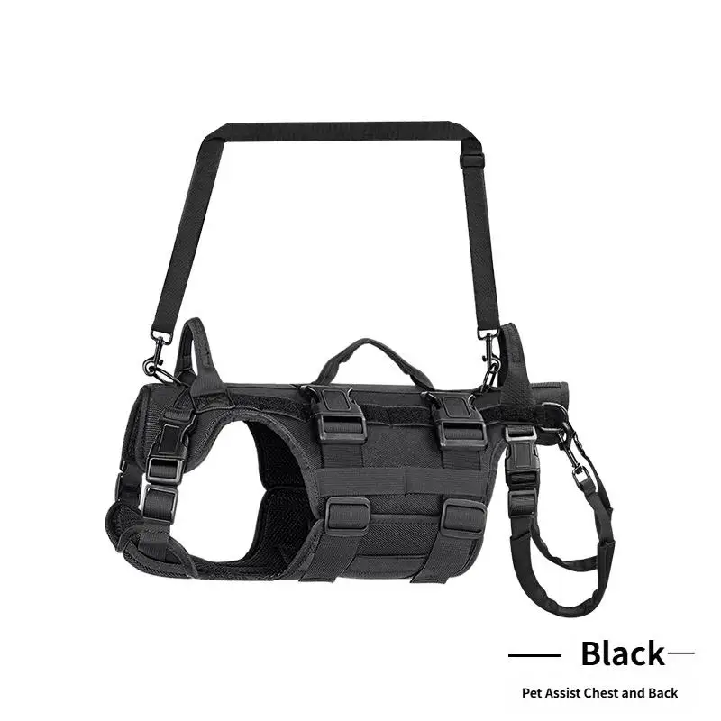 Pet Assisted Harness Disabled Dog Rehabilitation Exercise Waterproof Nylon Fabric Adjustable