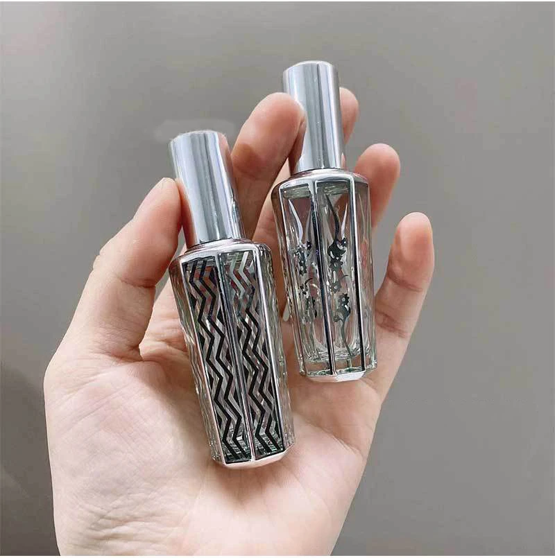 15ml Gold Glass Perfume Bottle Portable Refillable Empty Containers Cosmetic Spray Atomizer Travel Sub-Bottle Ultra Mist Sprayer