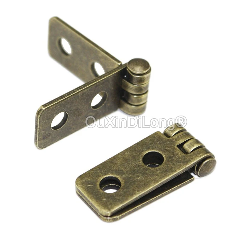 20PCS Jewelry Wood Box Hinges Antique Bronze Drawer Cabinet Door Rectangle Hinge Furniture Decorative Hinge 58*13mm FG1147