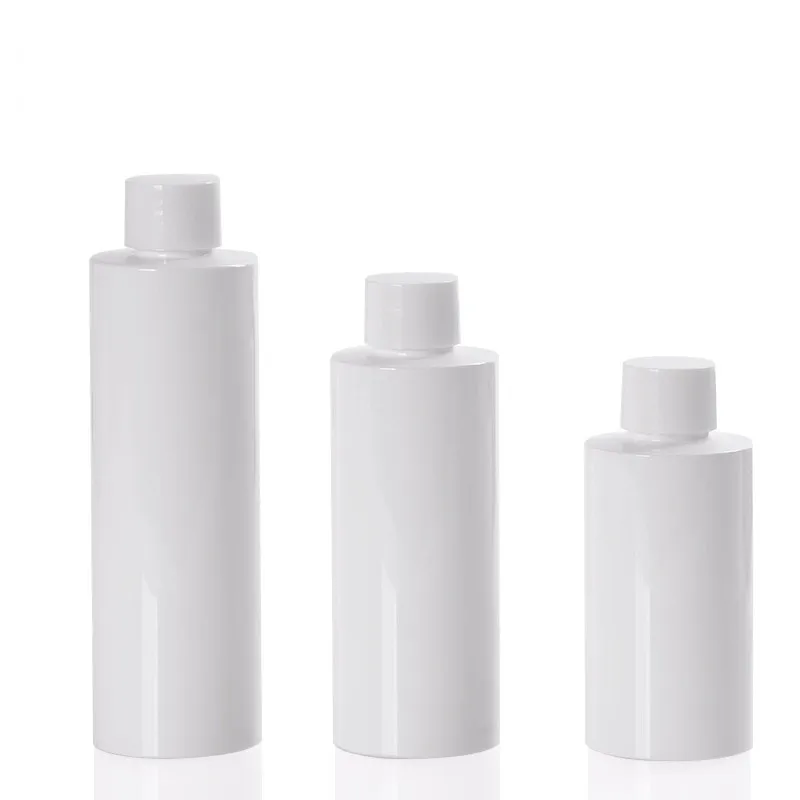 

80ml 100ml 120ml Plastic Cosmetic Bottles With Screw Caps Body Lotion Shampoo Shower Gel Oil PET Refillable Bottles