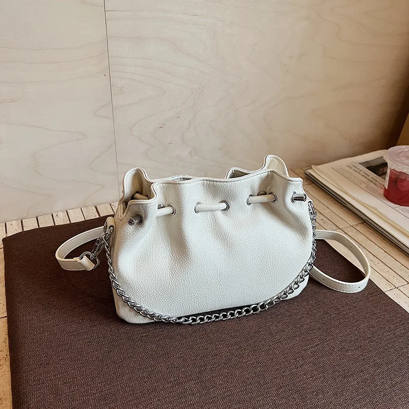 

2023 Новая модная большая сумка на шнурке — на одно плечо/через плечо, большая вместимость, пригородная — дружелюбная, стильная корзина для овощей