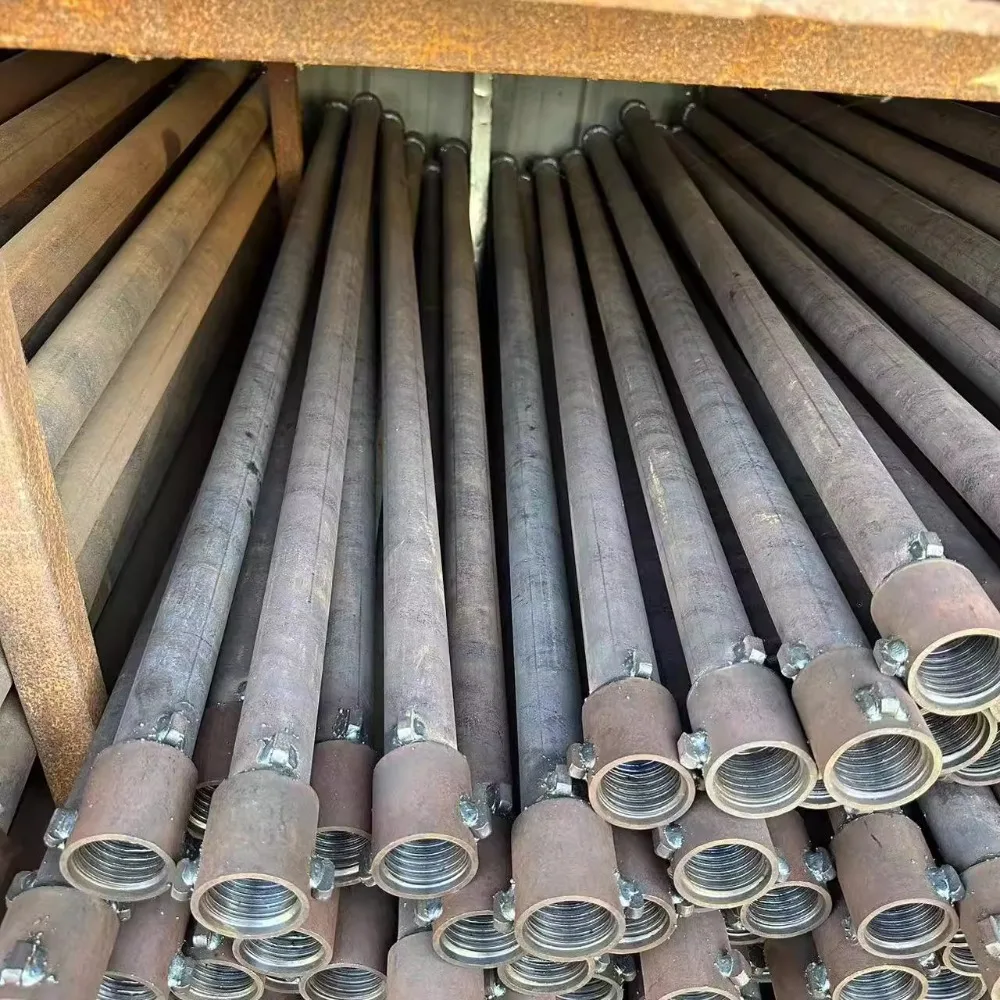 Thickened thick wire drilling rig with drill bit special drill rod