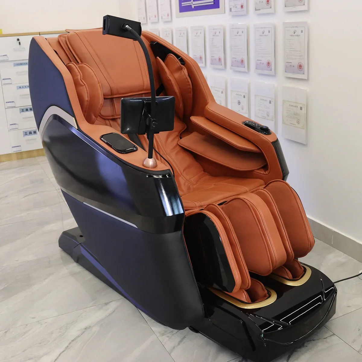 TAO 3D manipulator luxury massage chair fully automatic intelligent space capsule for zero gravity musicians