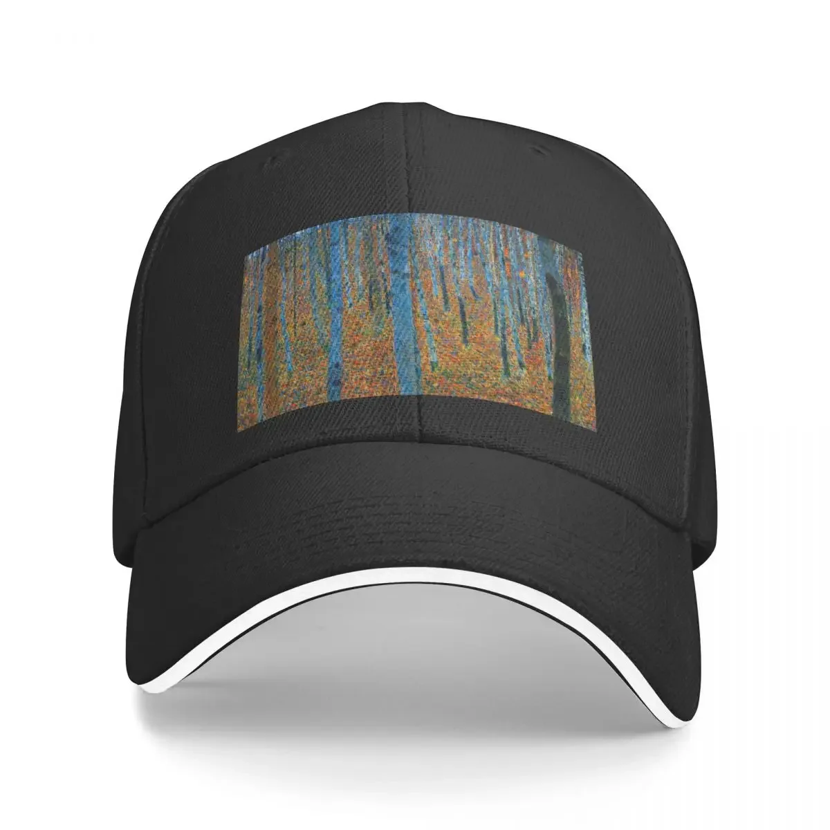 

GUSTAV KLIMT HD - Gustav Klimt's Beech Grove I (1902) famous painting Baseball Cap Beach Anime Hat Ball Cap Boy Women's