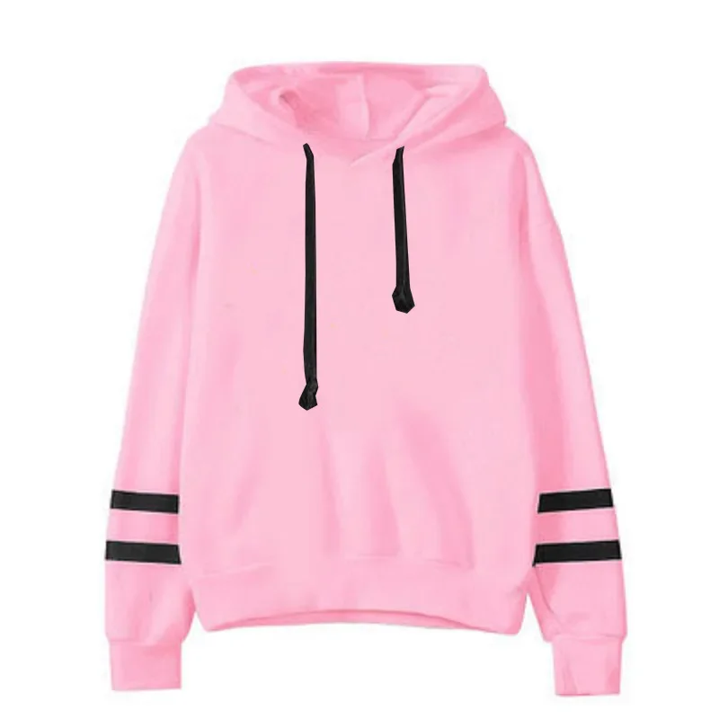 Women Sweatshirts Hot Sales Hoodies Fashion Daily Soft Pullovers Spring Versatile Jogging Striped Comfortable 2024 New Tracksuit