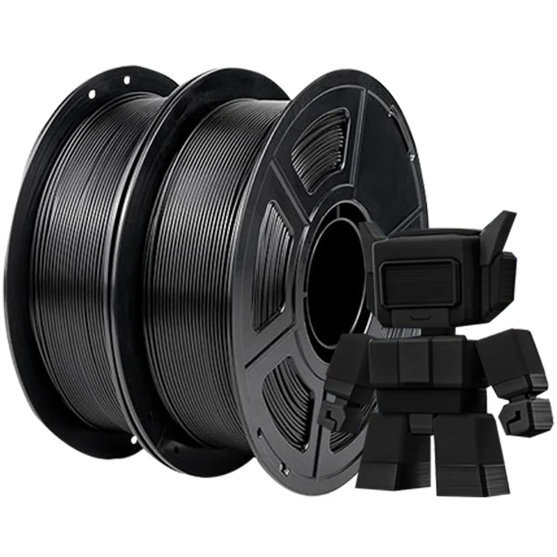 

Филамент PLA 1.75 мм, черный, набор для 3D-принтера, быстрая печать, точность размеров ±0.02 мм, 250 г, 500 г, 1 кг, черный