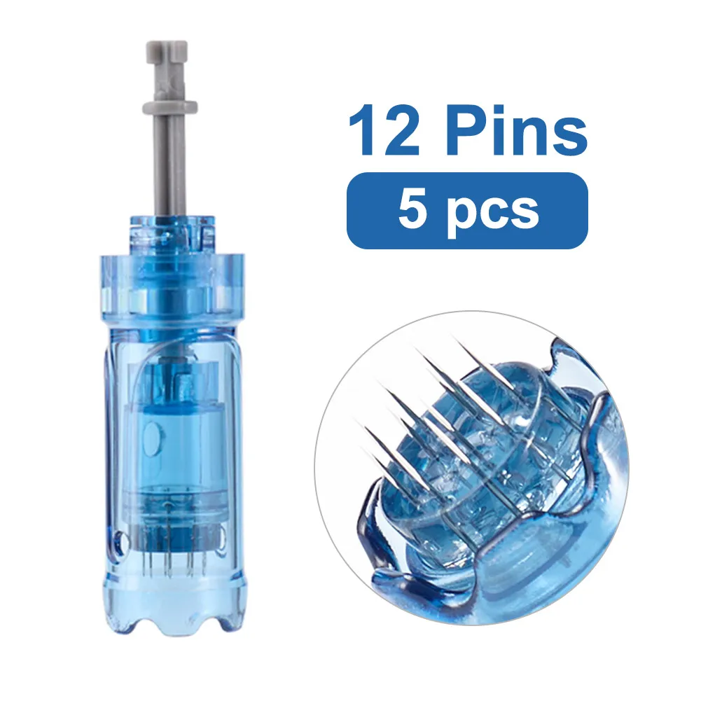 Bajonetcartridge Naald voor Dr Pen M8S/A8S/A9/A11 Microneedle 12/18/24/36/42 Pin/Ronde Nano/3D Vervanging Tip