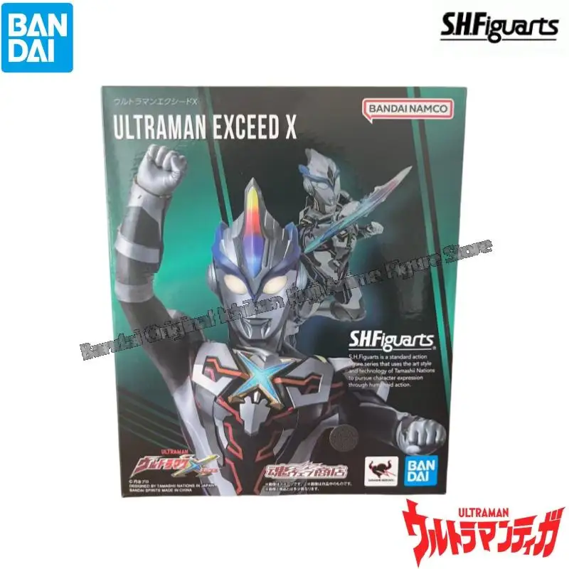 

Bandai в наличии Модель куклы Совершенно новая коробка Аниме Персонажи Ultraman Shf Ultraman X Оригинальный гаражный комплект Коллекционная статуя