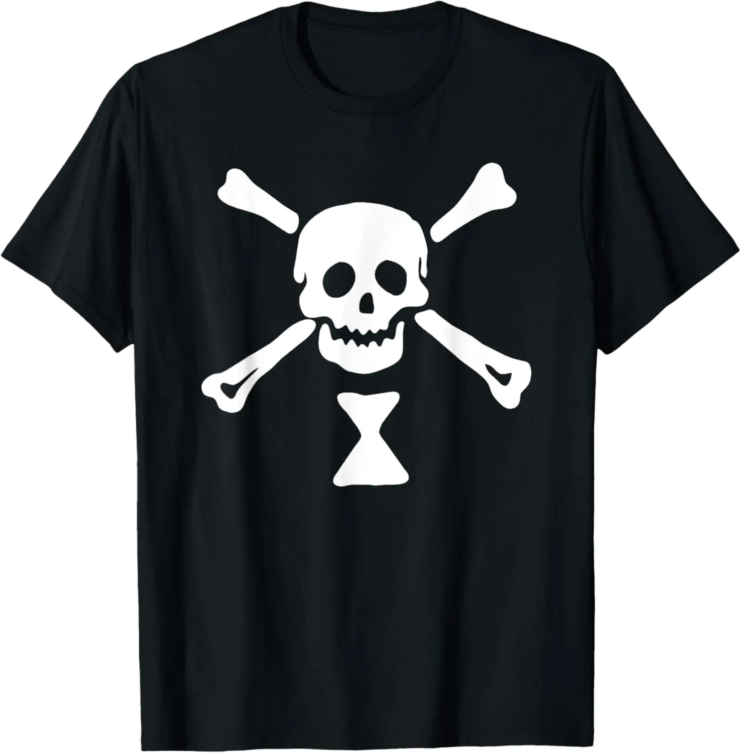 Emanuel Wynne Pirate Flag Jolly Roger Skeleton Halloween T-Shirt