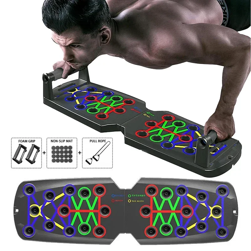 Multifunctional Push-up Training Board, Men's Chest and Abdominal Muscle Training Equipment, Portable, Home