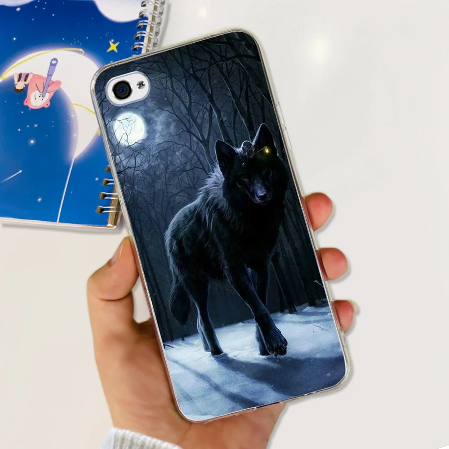 غطاء سيليكون ناعم لـ Apple iPhone 4 ، جراب ، رائد فضاء ، شفاف ، ممتص للصدمات ، زهرة مشهورة ، 4 s ، 4 s