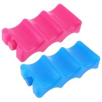 Gel Freezer Ice Blocks for PICNIC Travel Lunch Reusable Cool Cooler Pack Bag Water Injection Box for FRESH Food Storage