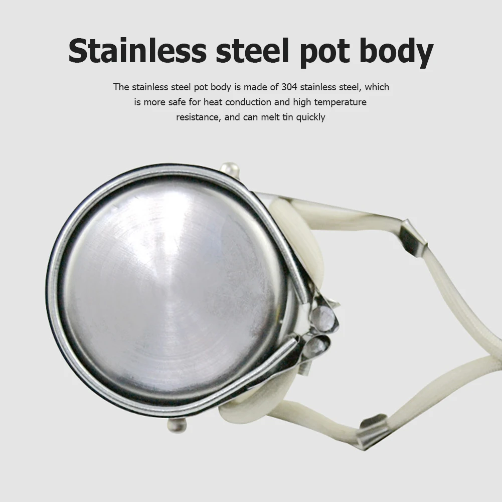 300W/500W Portable Tin Melting Solder Pot Handheld Home Soldering Repair Furnace