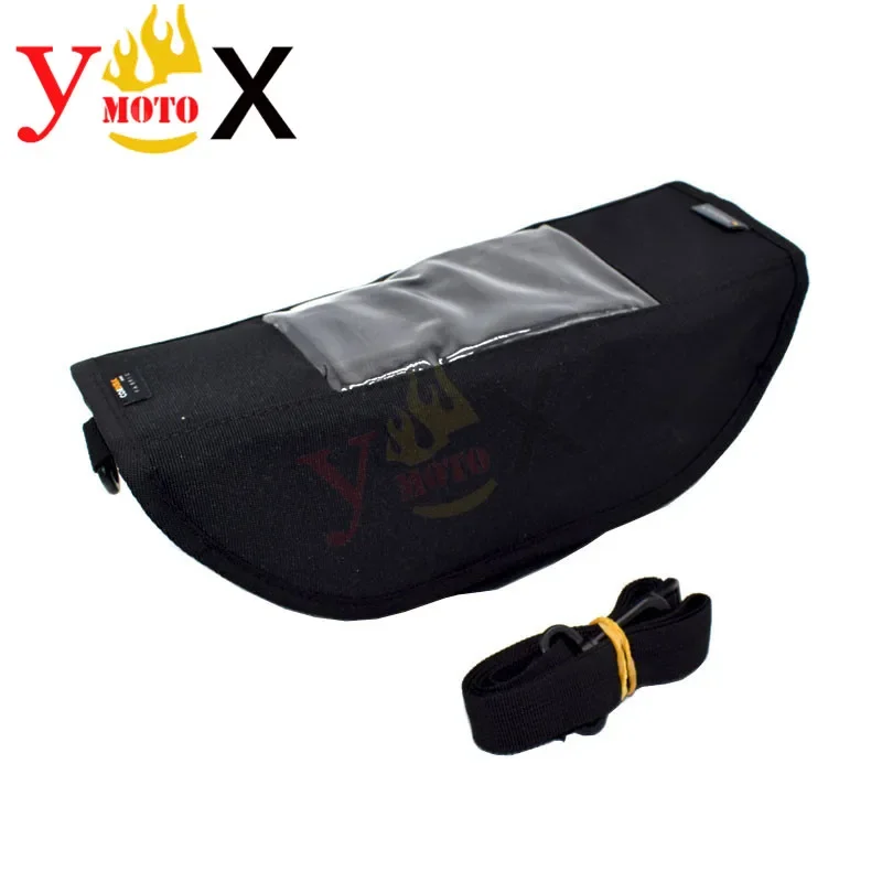 Waterproof Drag Bar Storage Bag Phone Navigation Case For BMW F800R S1000XR R nineT Honda Africa Twin CRF1000L NC700