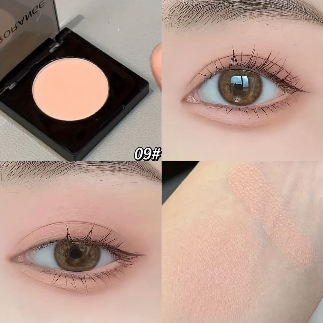 Herorange 16-Farben Lidschatten- und Highlighter-Palette Matt Schimmernd Orange Braun Rosa Champagner Wasserfest Tragbar Festival Make-up – Detail 13
