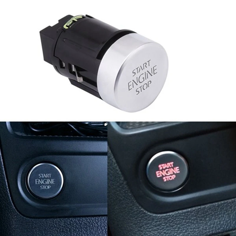 Top!-Car Engine Start Stop Button Switch For Tiguan 2008-2016 Sharan 2011-2016 7N 5N0959839 5N0 959 839