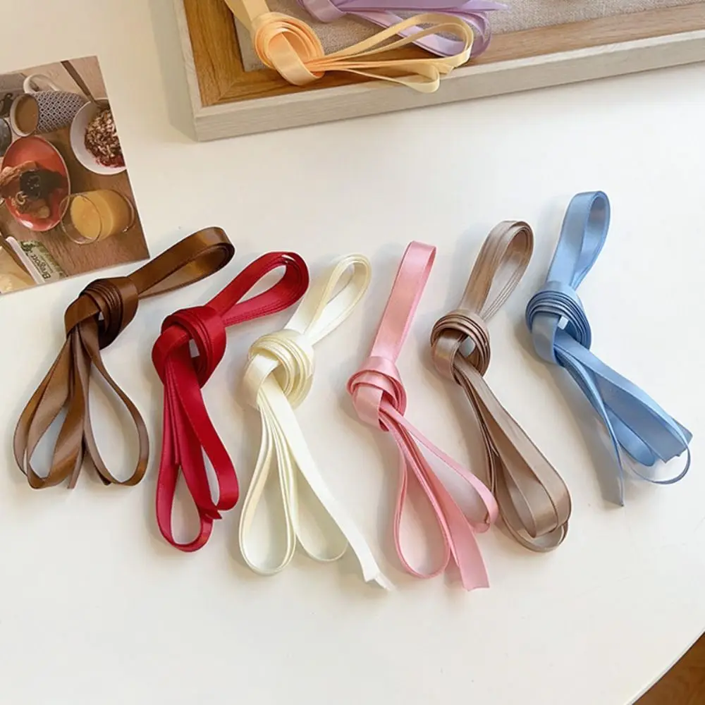 New Colorful Braided Ribbon Hair Band Twist Headwear Silk Hair Tie Long Hair Accessories Headband Girls