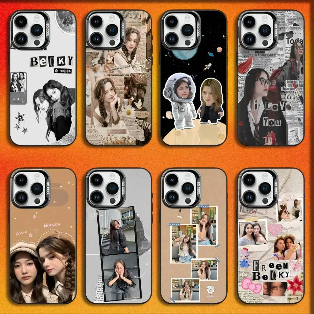

Phone Case For iPhone 16,15,14,13,12,11,Mini,Pro,E,MAX F-Freen Sarocha F-Freenbecky Black Candy Matte Shockproof Cover