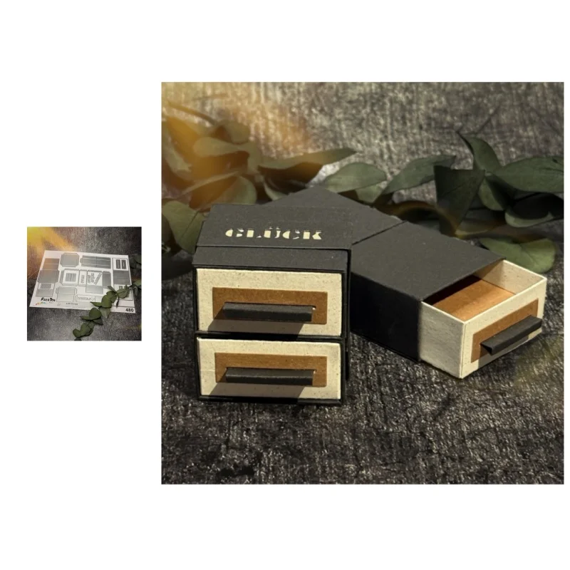Neues Produkt Vorverkauf Box Eltern-Kind Stanzformen und Stempel DIY Scrapbook Album Dekoration Geprägtes Papierkarten-Set