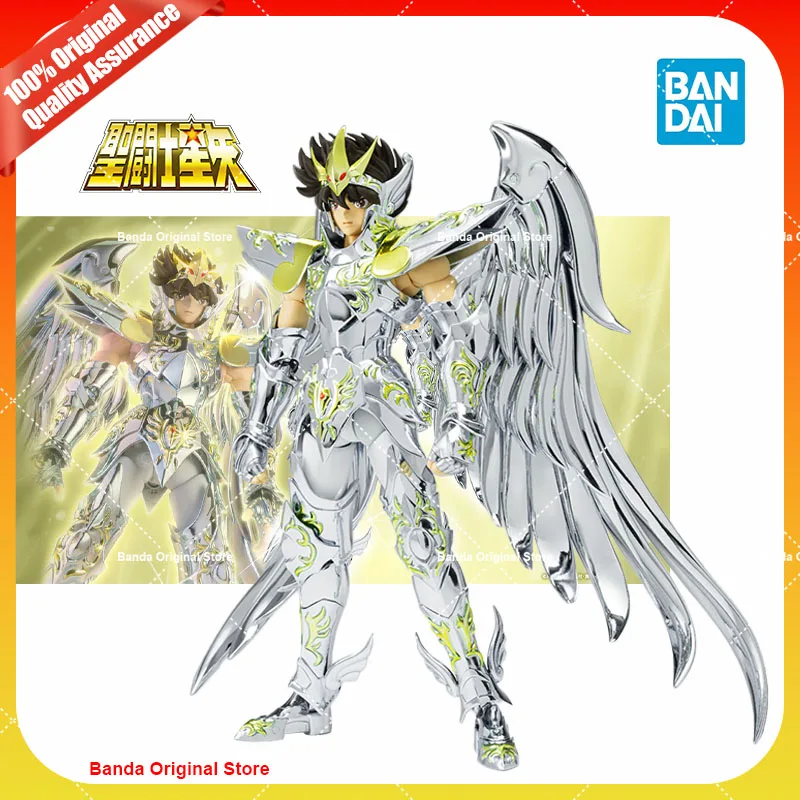 100% Original Bandai Saint Seiya Myth Cloth EX Pegasus Seiya God Cloth Anime Action Collection Figures Model Toys