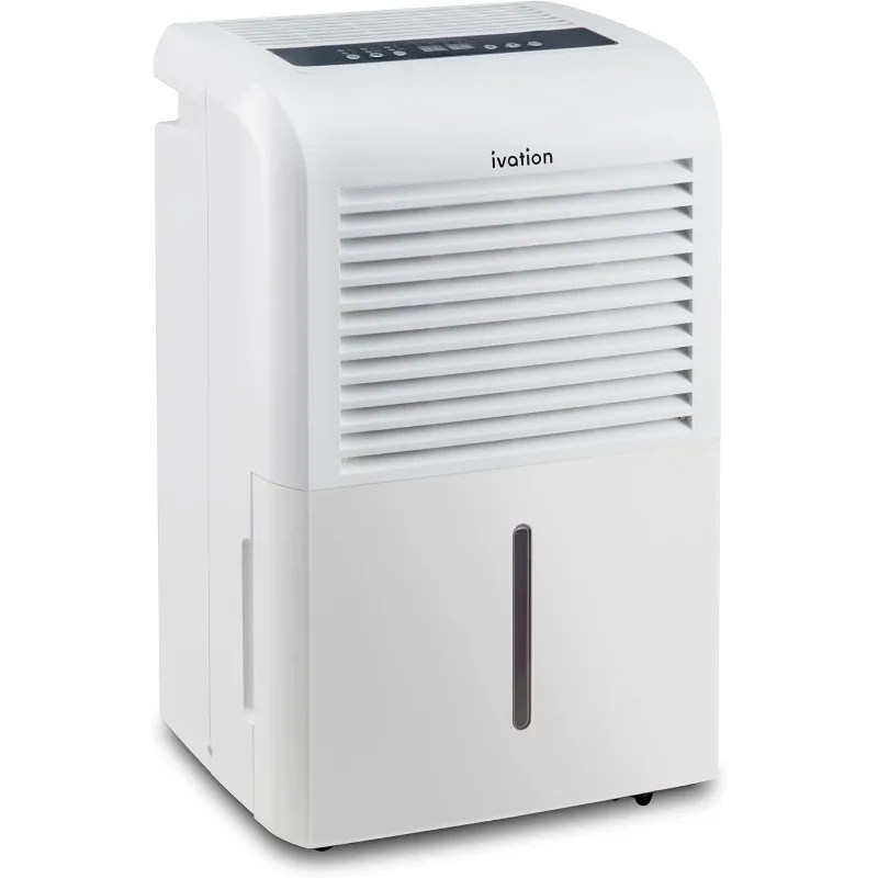 Ivation 4,500 Sq Ft Dehumidifier with Pump, Large Capacity Compressor Includes Programmable Humidity, Hose Connector