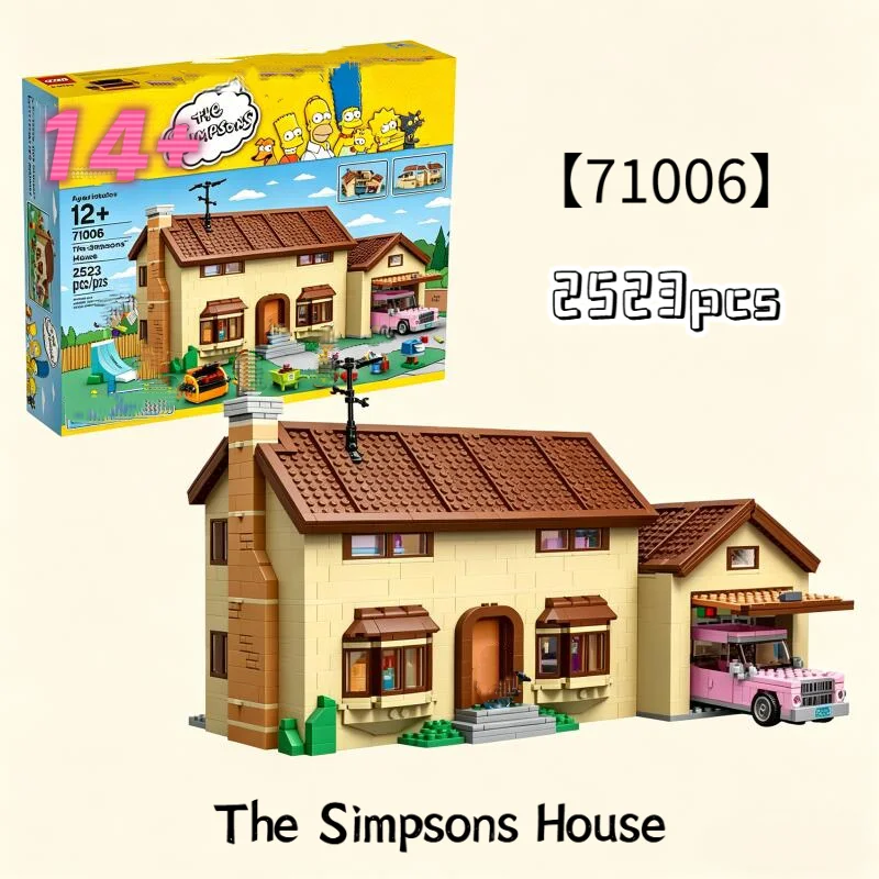 

2026 Hot Toy 71006 The Supermarket House And Kwik E Mart Building Blocks Bricks Christmas Toy Gift Compatible
