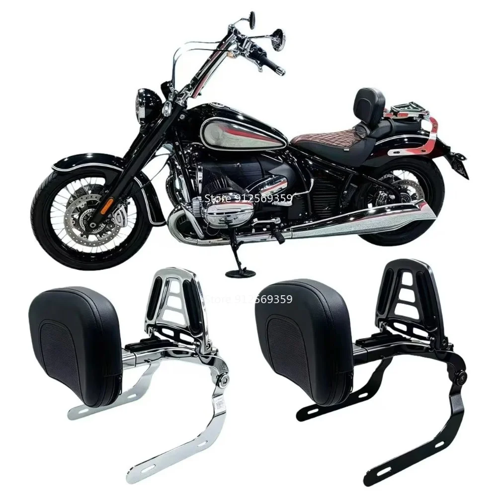 Multi-Purpose Driver Passenger Backrest Sissy Bar With Folding Luggage Rack Fit For BMW R18 Classic R 18 100 Years 2020-2026