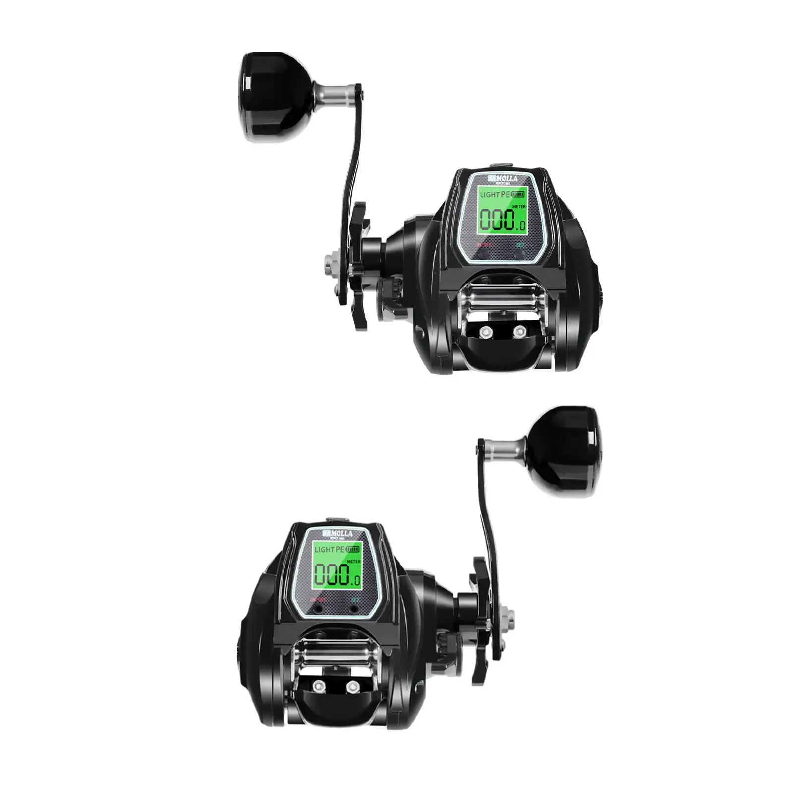 Baitcasting Reel for Sea Fishing Sea Boat Trolling accesorios Super Smooth 7+1BB Magnetic Braking System Electronic Fishing Reel