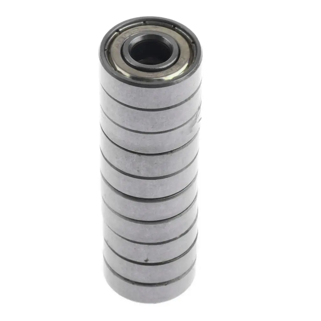 10 Pcs Replacement Skateboard Bearings 608 Zz (-7), Roller Skate,