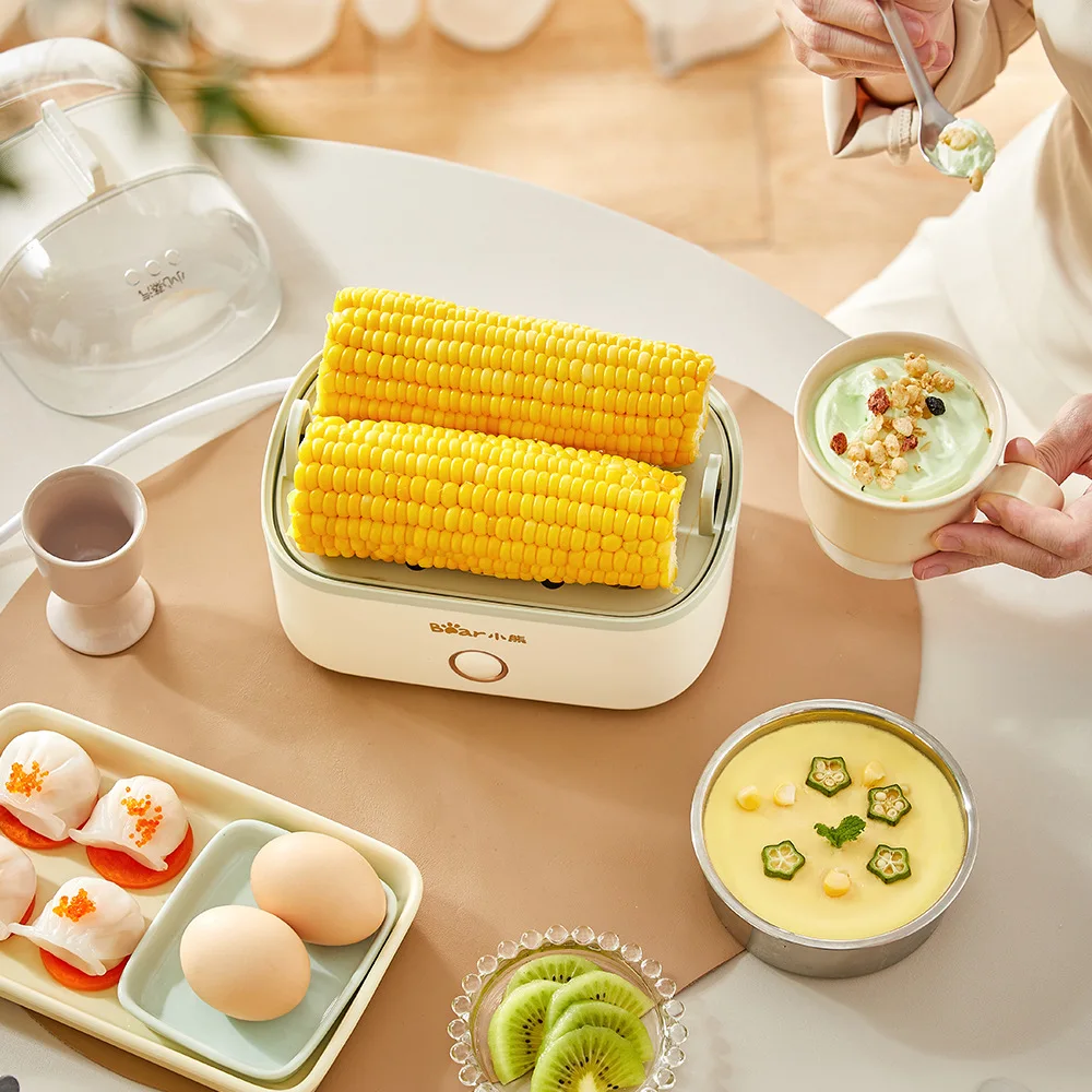 طباخ كهربائي محمول للبيض ، غلاية بيض ، طباخ تبخير الحليب ، آلة إفطار صغيرة ، جهاز تدفئة طعام أوتوماتيكي ، ww ، 6 بيضات