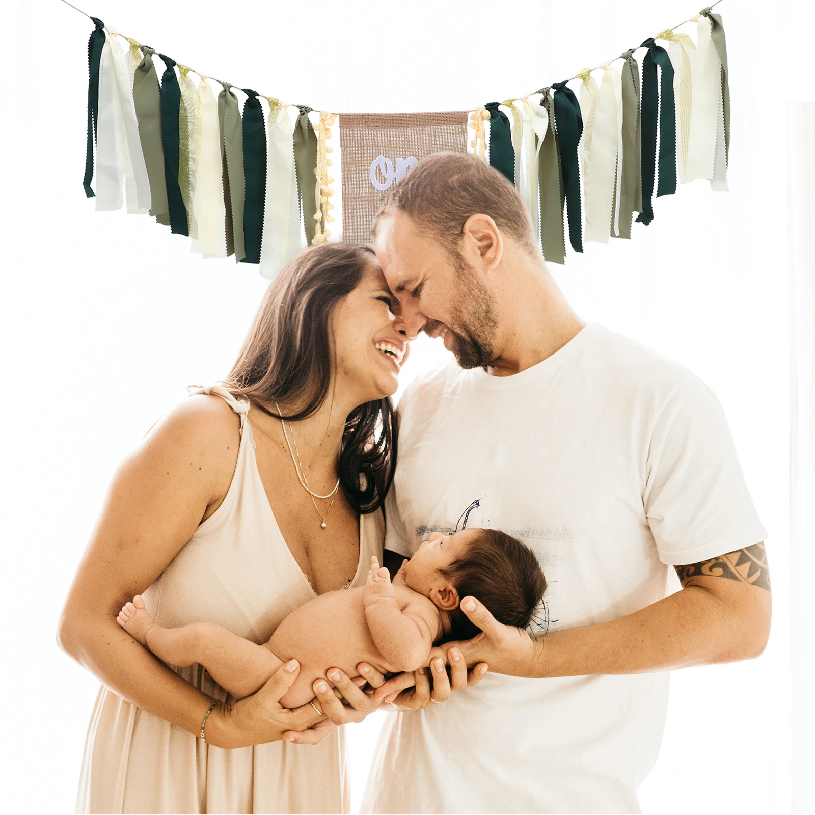 

Happy 1st Birthday Banner High Chair Decoration Party Supplies Wall Hanging Highchair Banner Party Decorations