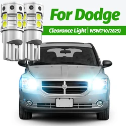 2x LED Clearance Light Parking Bulb Lamp W5W T10 194 Canbus For Dodge Caliber 2006-2012 Charger Caravan Journey 2008-2012 Nitro