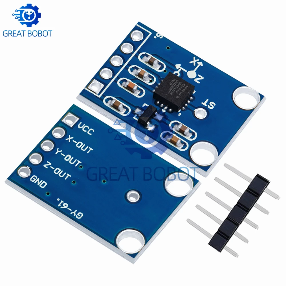 BS GY - 61 ADXL335 3 - مقياس التسارع التناظري للمحور - محول زاوية مع نطاق جهد 3 فولت - 5 فولت
