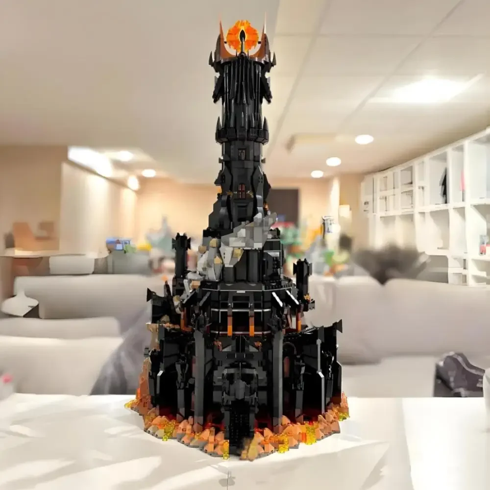 5471Pcs 2024 New 10333 Black Tower Dark Model Building Blocks Kit Bricks Creative MOC Toy for Boys Adult Birthday Gifts