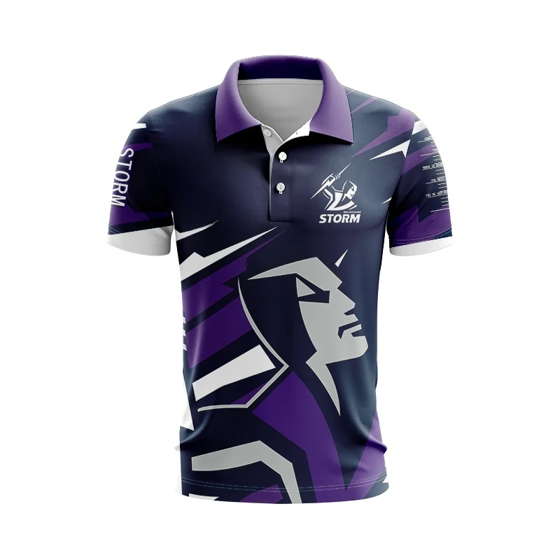 เสื้อฝึกซ้อมข้าง Melbourne Storm Ashtabula-POLO