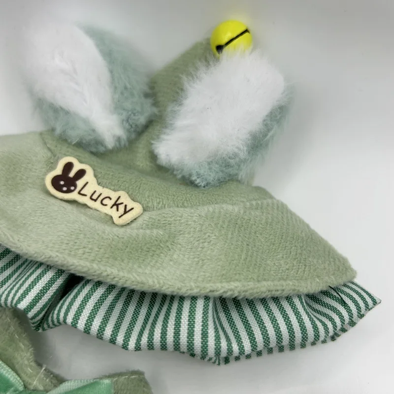 Vestiti per bambole in stile elfo 17 cm Set di vestiti per bambole Labubu Accessori di abbigliamento per outfit Labubu per il 1°-3°