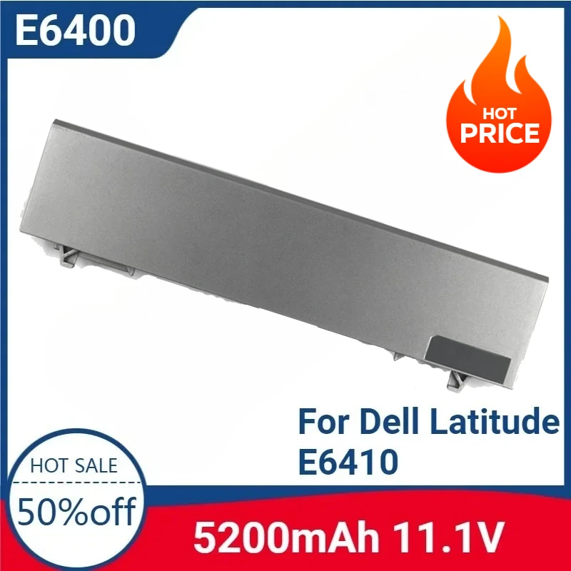 

Для E6400 Высококачественная сменная батарея для ноутбука Dell Latitude E6410 E6510 E6400 E6500 W1193 PT434 PT436 PT437 KY477
