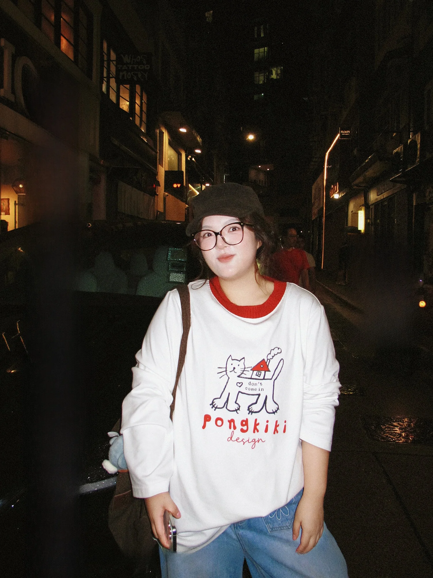 

Осенняя тонкая основа irt Inner Wear T Маленький красный воротник Pongkiki Ladies Casual Sle Long Sve round Ne Хлопок Полиэстер...