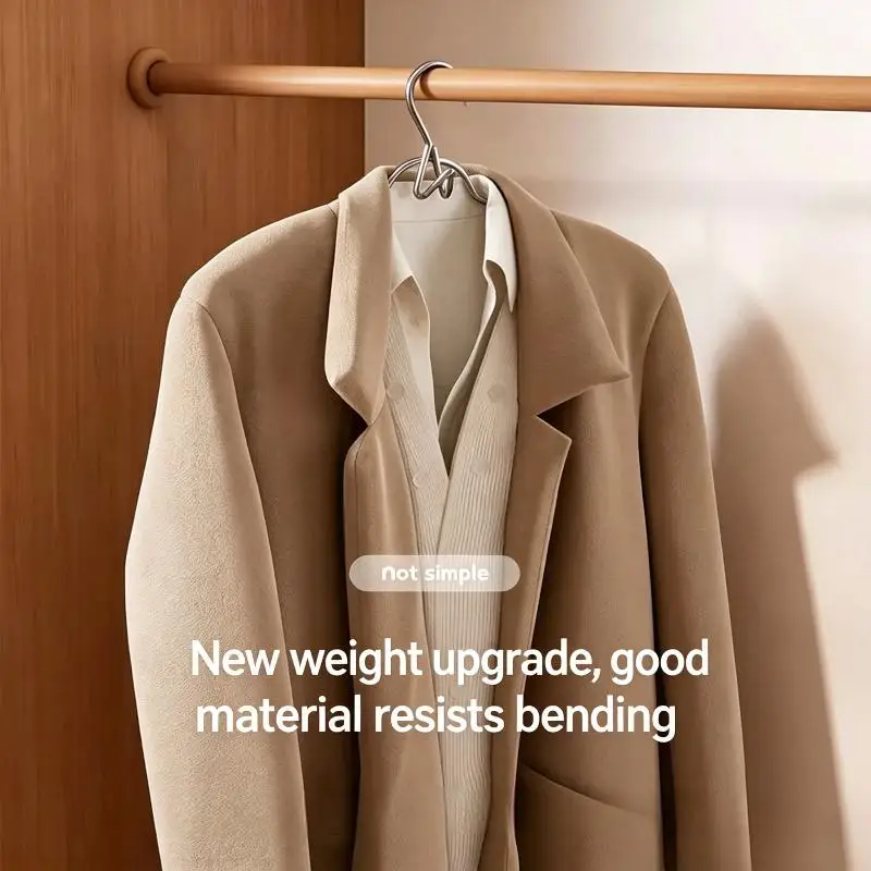 New Non Slip Sponge Hangers With Adjustable Clips And Traceless Grip For Pants Skirts Suits In Bedroom Closet