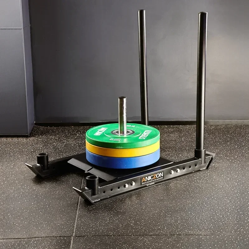 

2026Снаряжение для тренажерного зала в помещении, санки для фитнеса Push-Pull для силовых тренировок, сани для тренировок с сопротивлением нагрузке, скамейка и стойка, категория